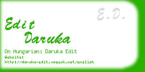 edit daruka business card